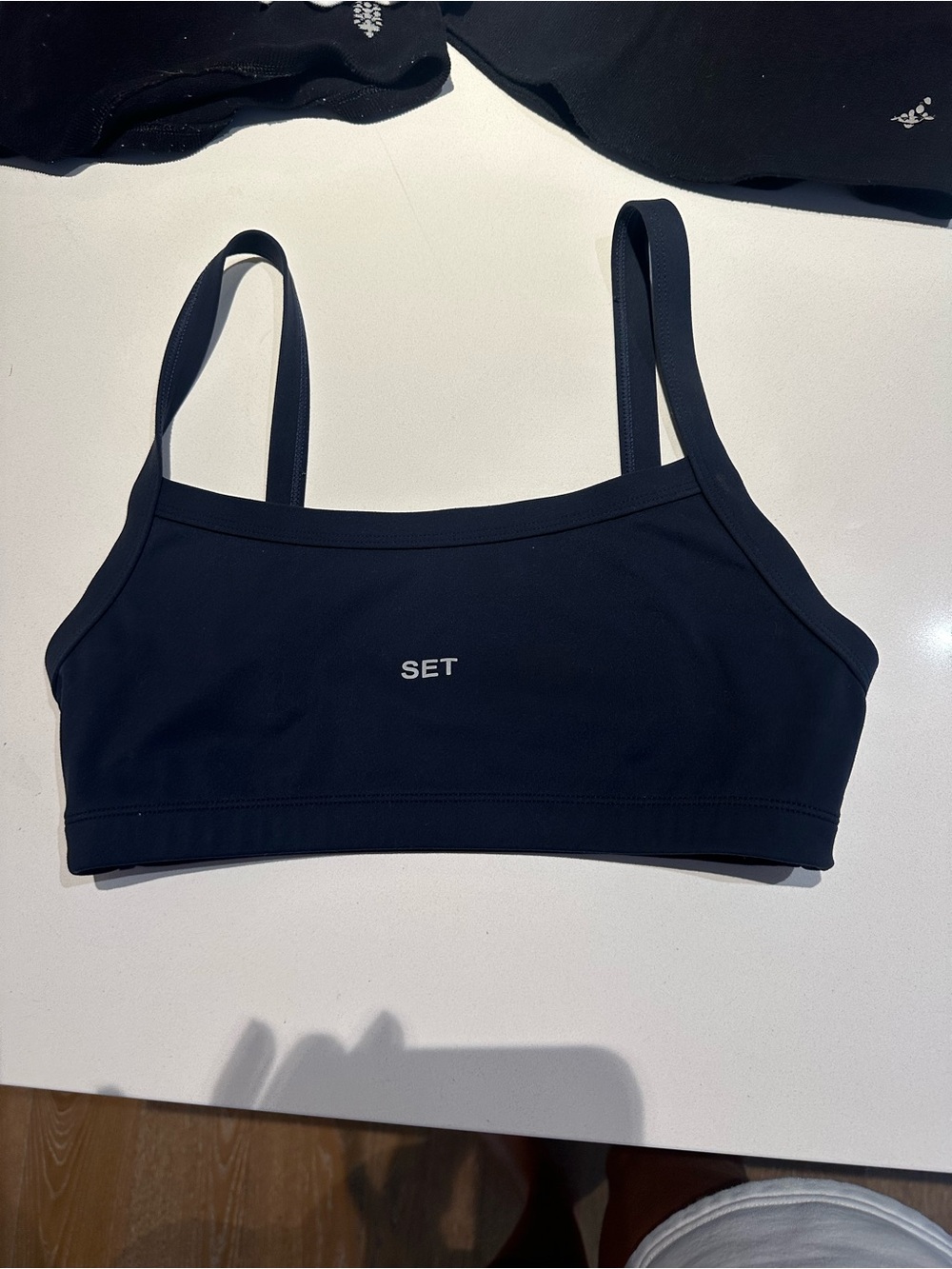 Set Active Blue Sports Bra
